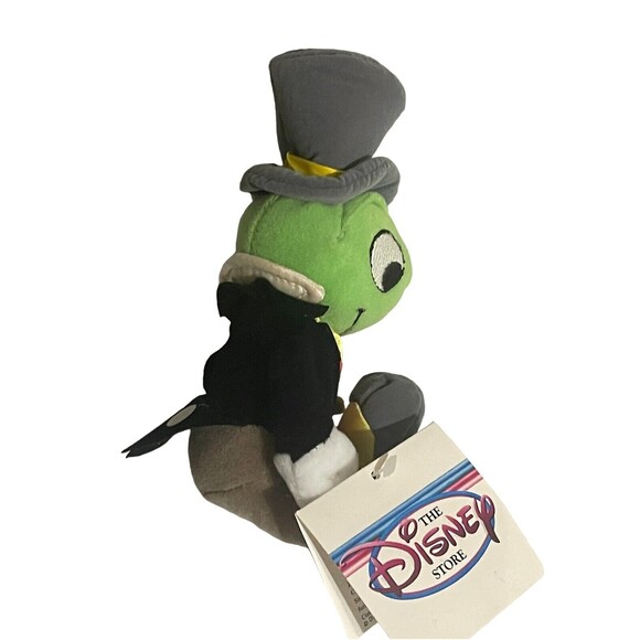 Vintage Disneyland Walt Disney World Jiminy Cricket Plush Stuffed Pinocchio 9” - Picture 10 of 16